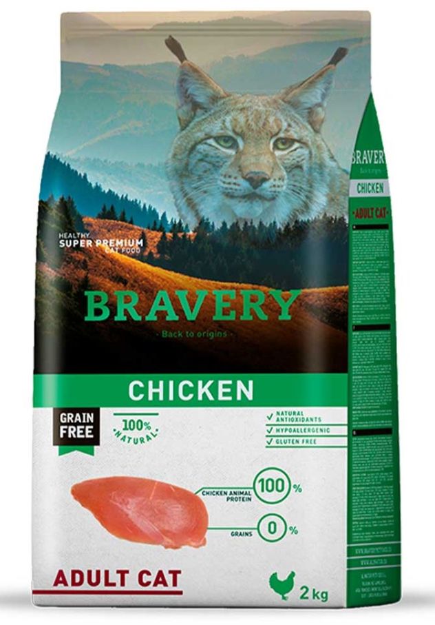 Bravery Chicken Adult Cat з куркою