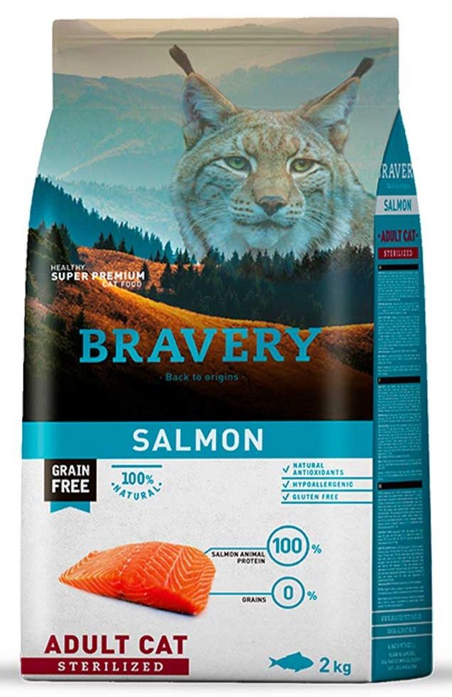BraverySalmon Adult Cat Sterilized з лососем