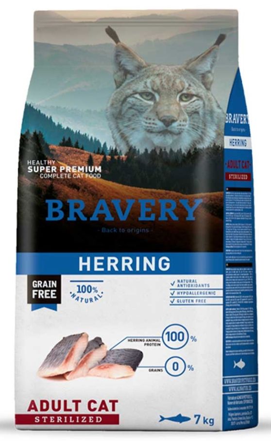 Bravery Herring Adult Cat Sterilized з оселедцем