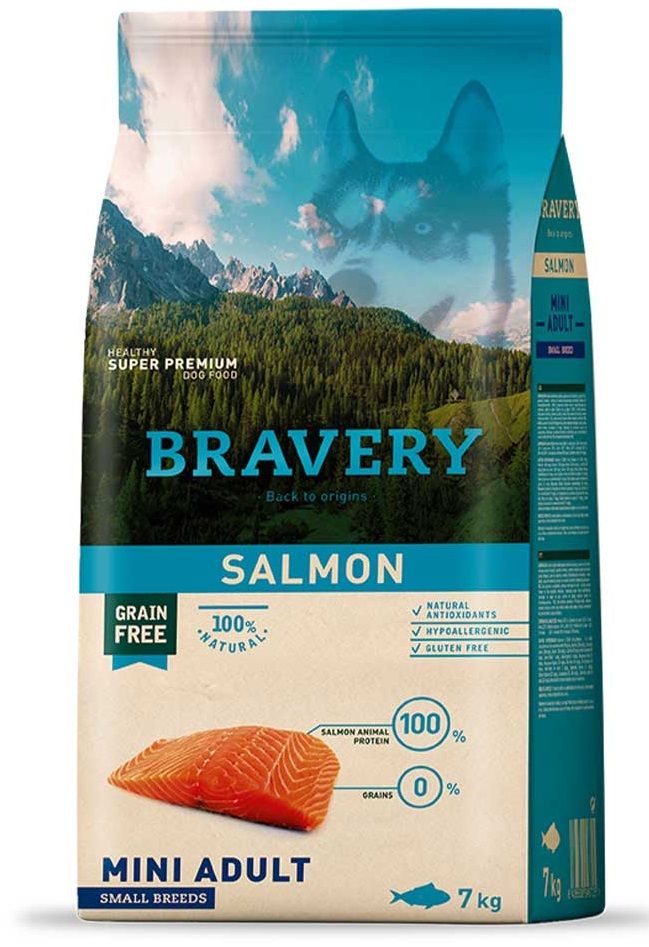 Bravery Dog Salmon Mini Adult, з лососем