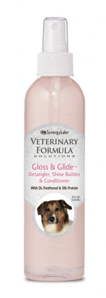 Veterinary Formula Gloss&Glide Conditioner від ковтунів, з антистатичним ефектом