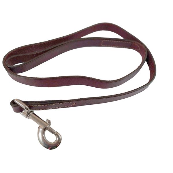 Coastal Circle-T Dog Leash Шкіряний повідець для собак, 2смХ1.2м