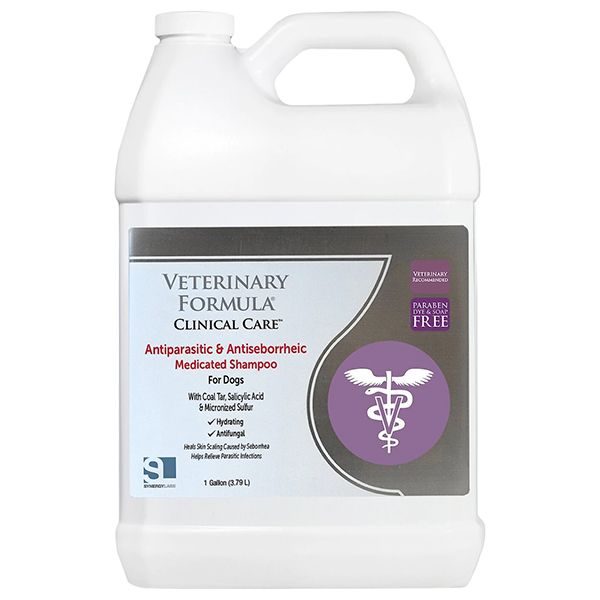 Veterinary Formula CC Antiparasitic & Antiseborrheic Shampoo Антипаразитарний та антисеборейний, з дьогтем, сіркою, саліциловою кислотою