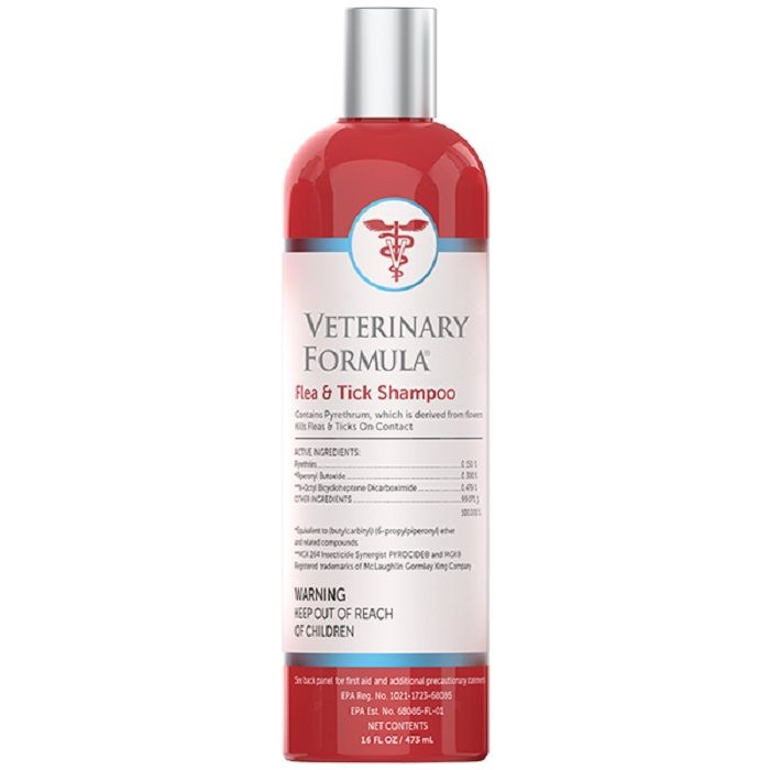 Veterinary Formula Flea&Tick Shampoo від бліх та кліщів, з алое і ланоліном