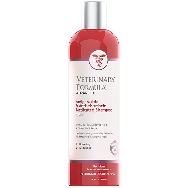 Veterinary Formula CC Antiparasitic & Antiseborrheic Shampoo Антипаразитарний та антисеборейний, з дьогтем, сіркою, саліциловою кислотою