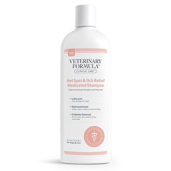 Veterinary Formula Clinical Care Hot Spot&Itch Relief Medicated Shampoo Антиалергенний від свербежу та подразнення з лідокаїном і гідрокартизоном