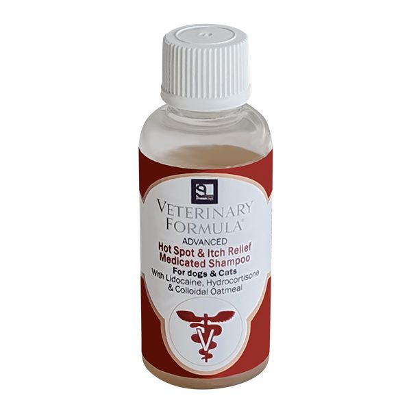 Veterinary Formula Hot Spot&Itch Relief Medicated Shampoo антиаллергенний, з лідокаїном, гідрокортизоном