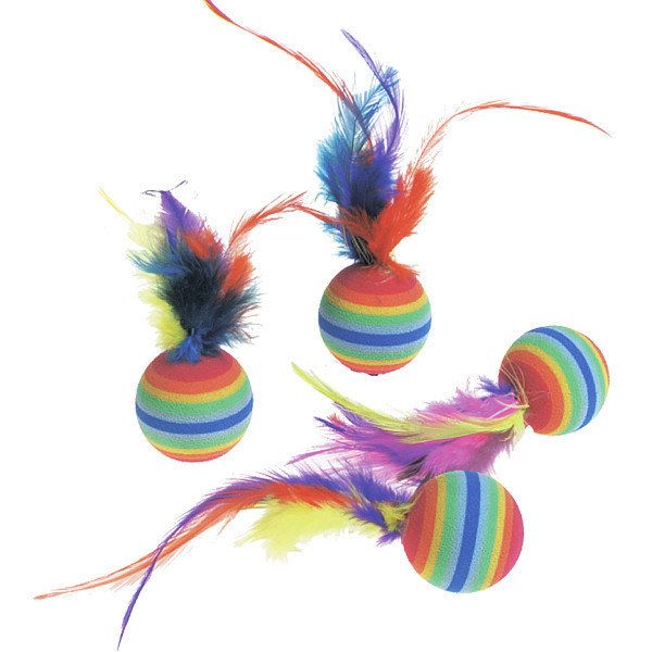 Flamingo Rainbow М’яч з пір’ям