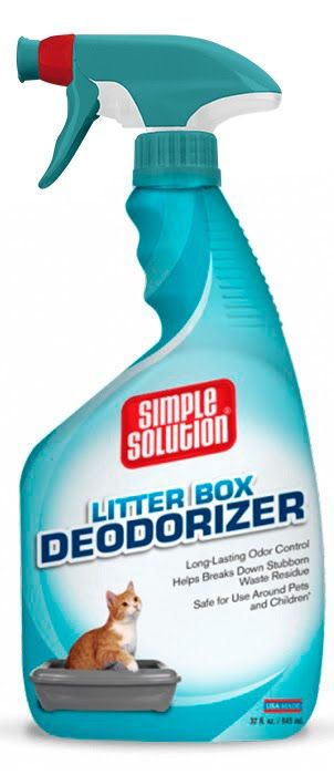 Simple Solution Cat Litter Box Deodorizer Дезодоруючий засіб для чищення та усунення запахів