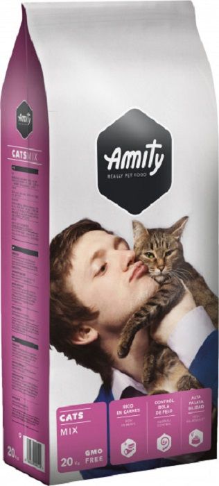 Amity Cat Adult ECO MIX з м`ясним асорті