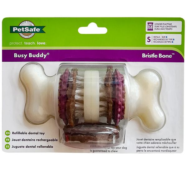 PetSafe Busy Buddy Bristle Bone, жувальна з ласощами