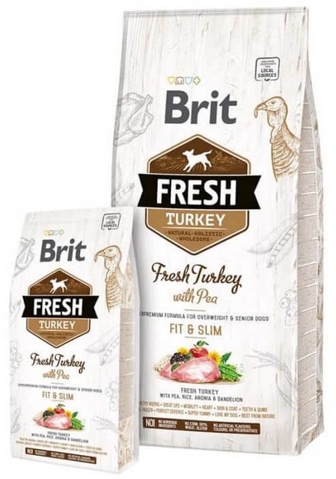 Brit Fresh Dog Adult Turkey Pea Light Fit Slim
