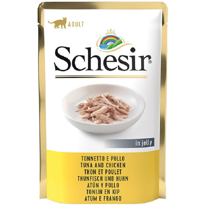 Schesir Cat Adult Tuna and Chicken Wet, тунець з курячим філе