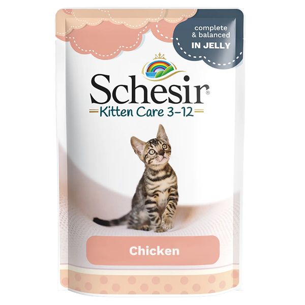 Schesir Caт Kitten Chicken Fillet Wet для кошенят, куряче філе