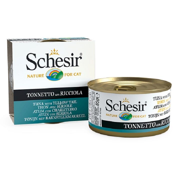Schesir Cat Adult Tuna Yellow Tail Wet, тунець з жовтохвостиком