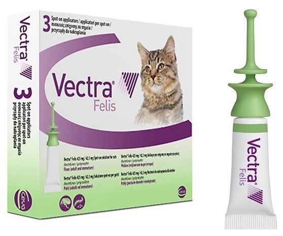Ceva Vectra Felis Краплі на холку від бліх і кліщів для котів і кішок