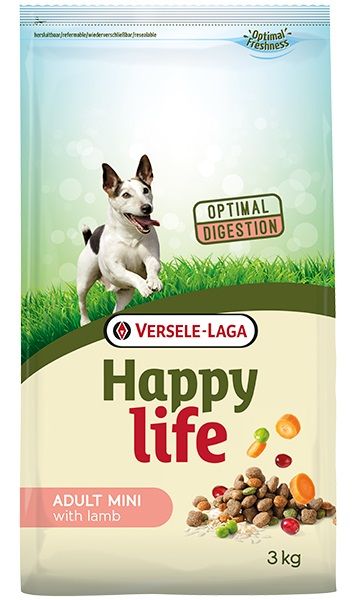 Happy Life Dog Adult Mini Lamb, з ягням