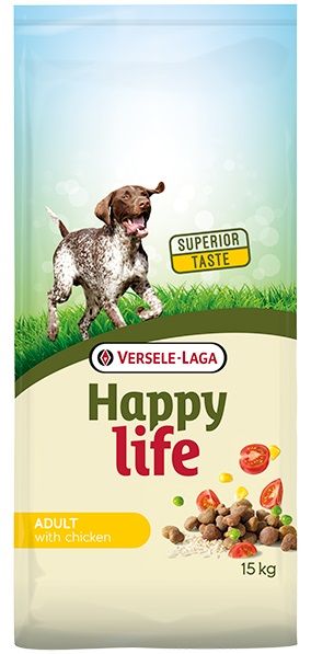 Happy Life Dog Adult All Breeds Chicken, з куркою