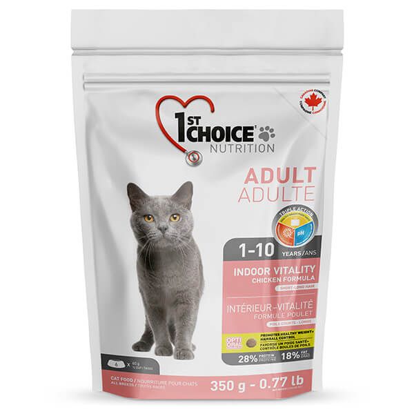1st Choice Cat Adult Indoor Vitality Chicken з куркою