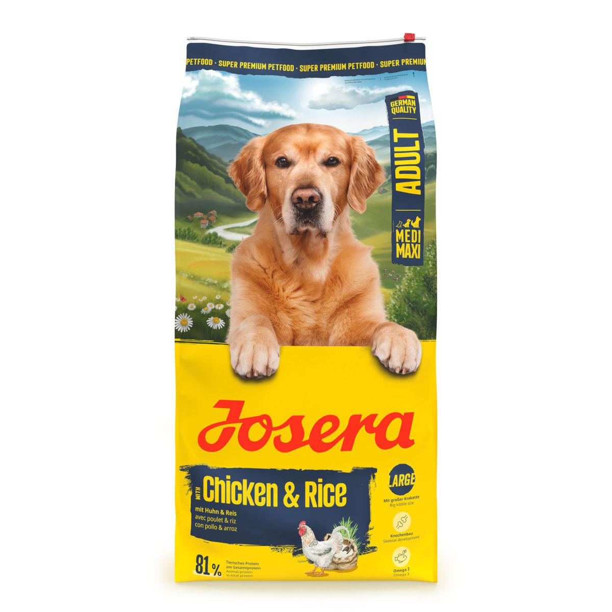 Josera Dog  Adult Medi/Maxi Chicken and Rice (Large Breed)