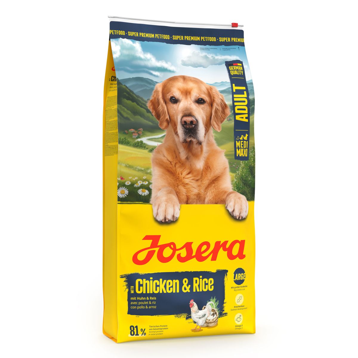 Josera Dog  Adult Medi/Maxi Chicken and Rice (Large Breed)