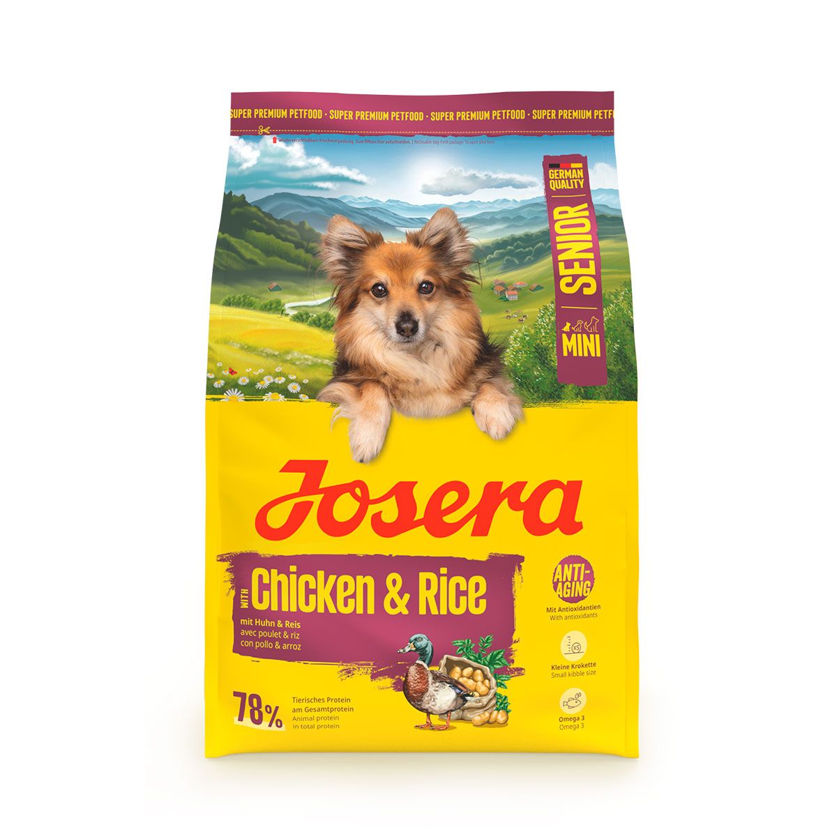 Josera Mini Senior with Chicken & Rice, з куркою та рисом