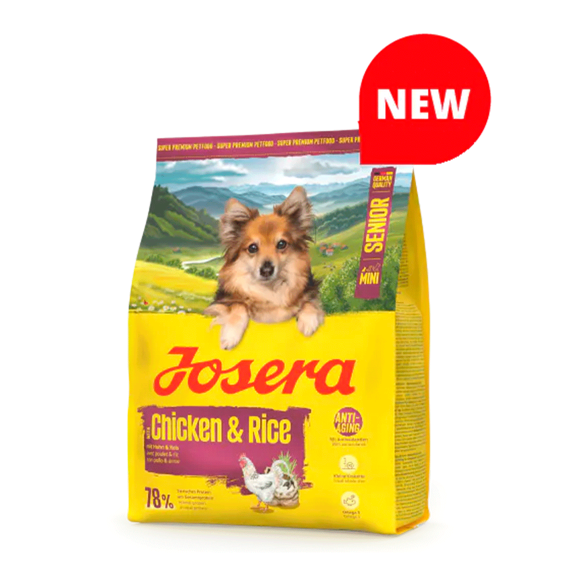Josera Mini Senior with Chicken & Rice, з куркою та рисом