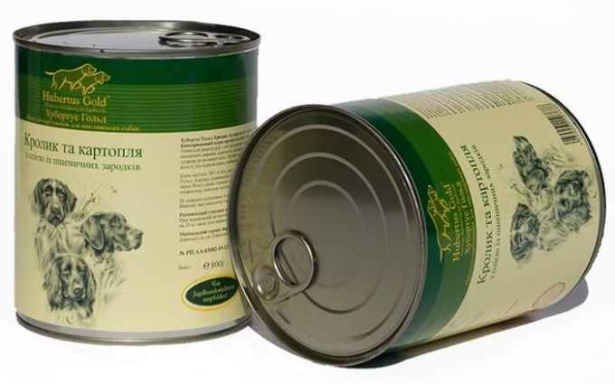 Hubertus Gold Dog Adult Кролик та картопля