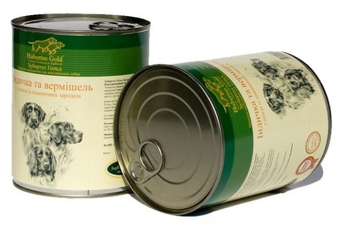 Hubertus Gold Dog Adult Індичка та вермішель