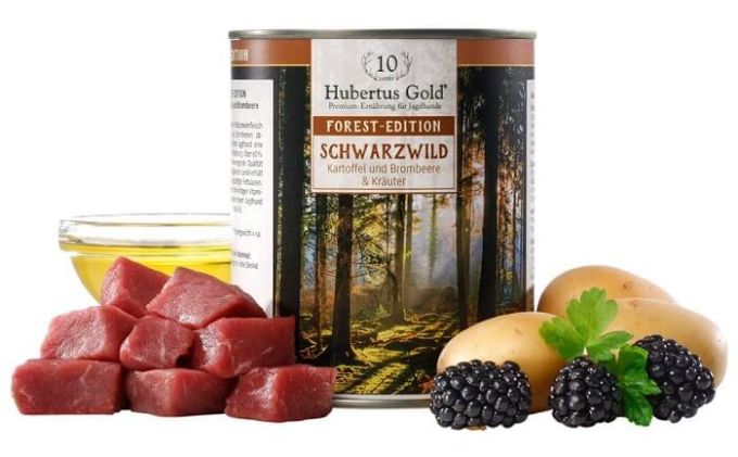 Hubertus Gold Dog Adult Forest Edition Дикий кабан з картоплею та ожиною