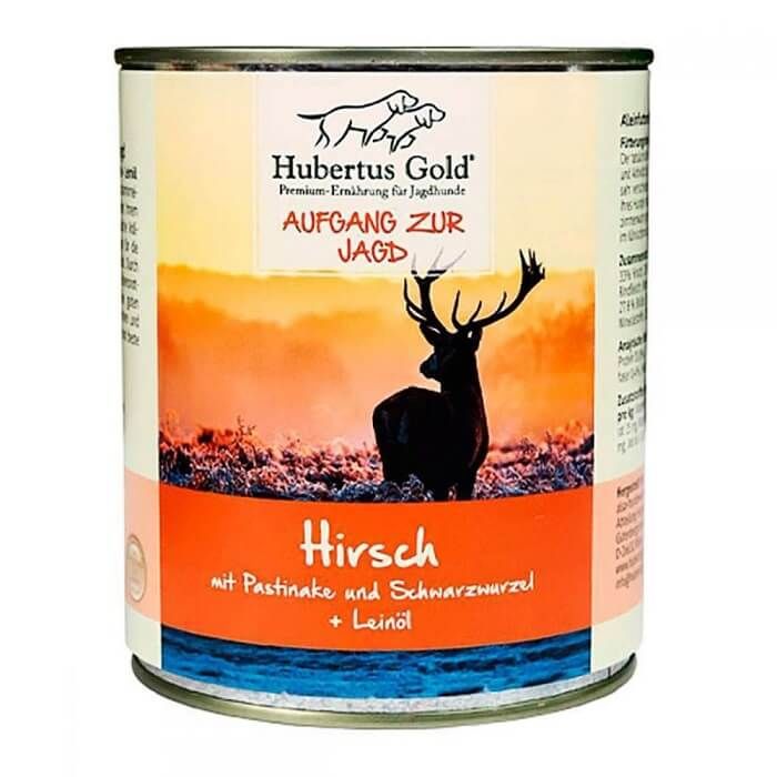Hubertus Gold Dog Adult Оленина з пастернаком, чорним коренем та ллянною олією