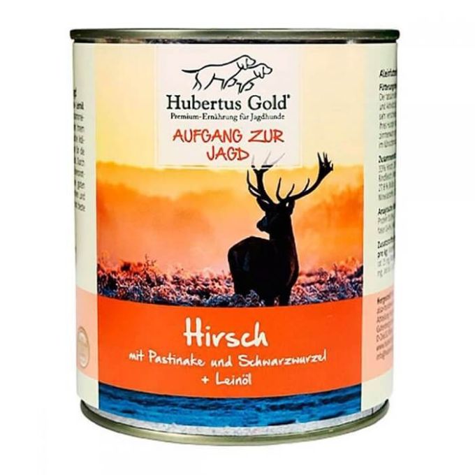 Hubertus Gold Dog Adult Оленина з пастернаком, чорним коренем та ллянною олією