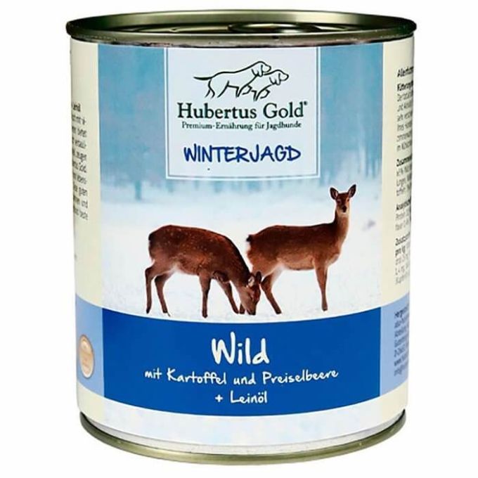 Hubertus Gold Dog Adult Wild mit Kartoffel Дичина з картоплею, брусницею та лляною олією