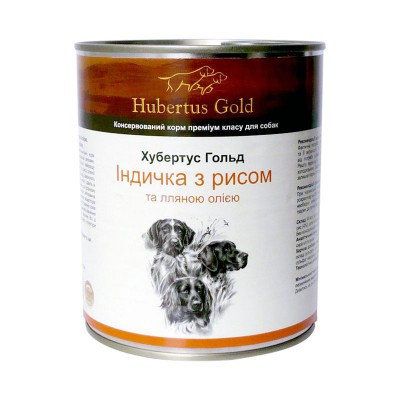 Hubertus Gold Dog Adult Індичка з рисом