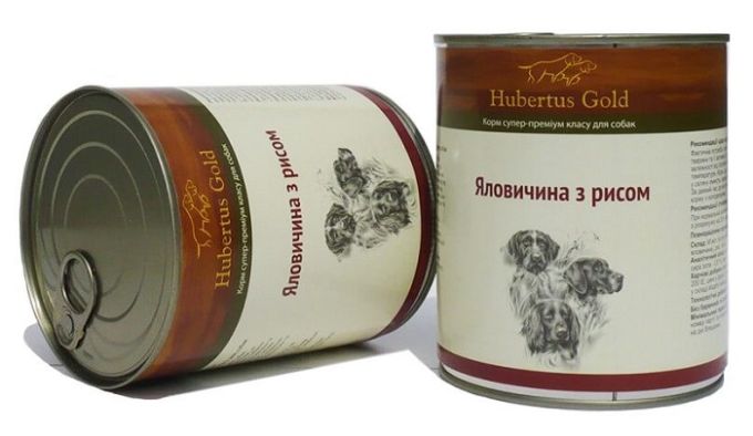 Hubertus Gold Dog Adult Яловичина з рисом