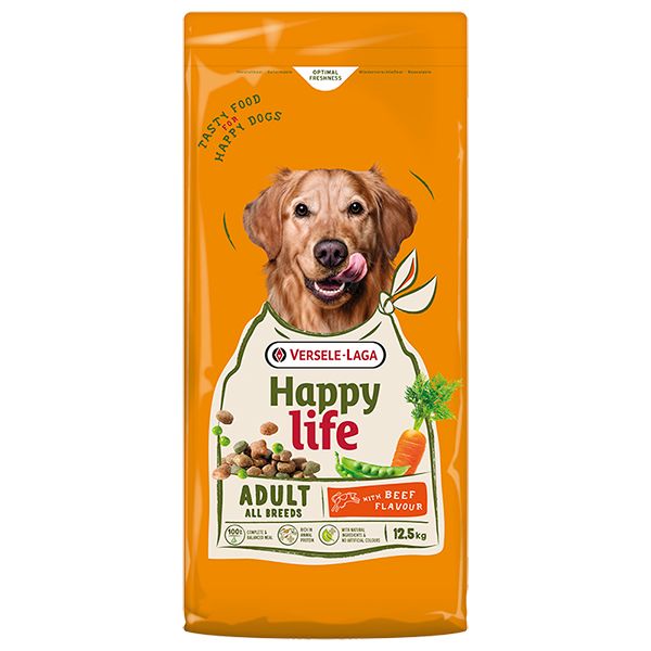 Happy Life Adult with Beef Flavour, яловичина