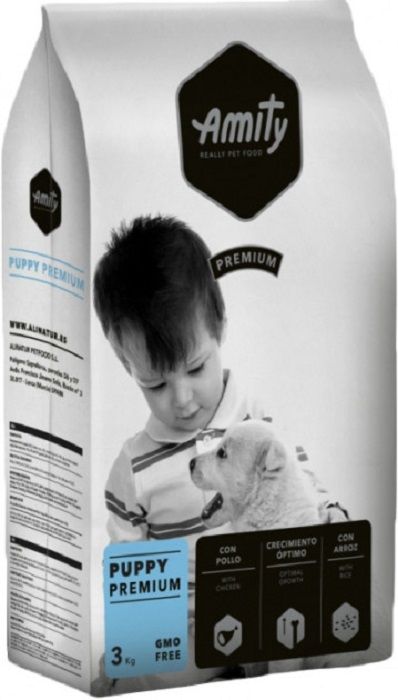 Amity Dog Puppy All Breedsз куркою