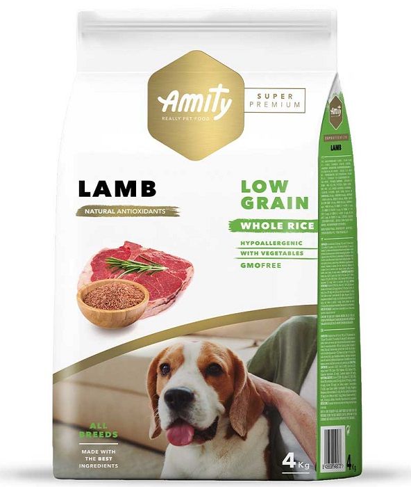 Amity Super Premium Dog Adult Lamb з ягням