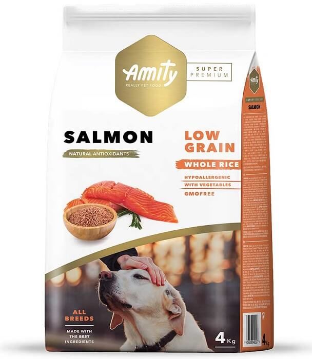 Amity Super Premium Dog Adult Salmon з лососем