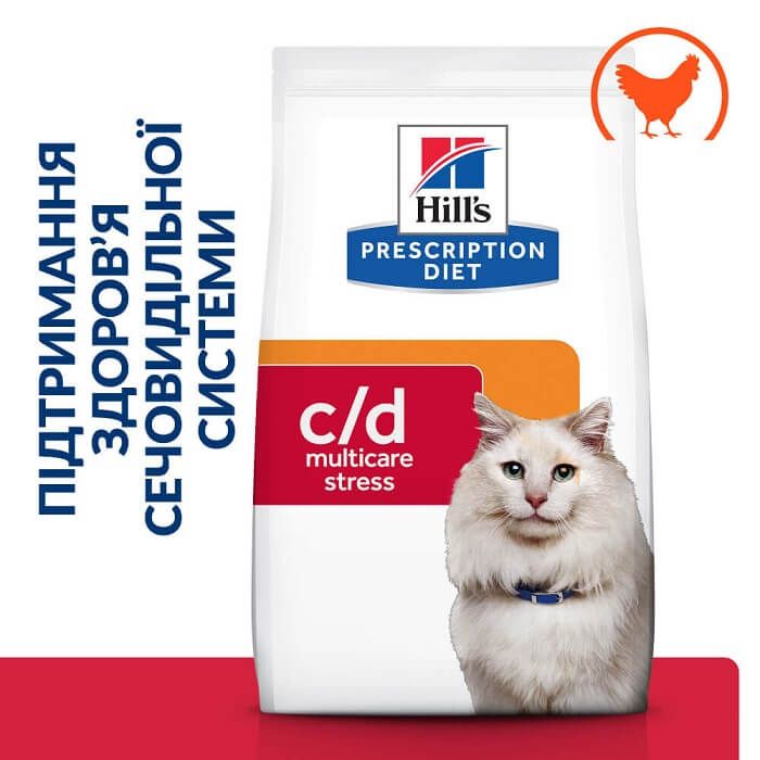 Hill’s Prescription Diet c/d Stress, з куркою