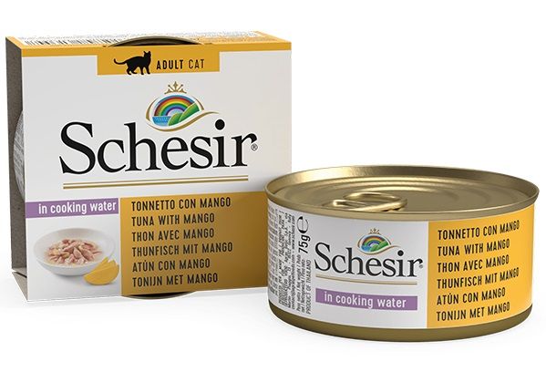 Schesir Cat Adult Tuna Mango Wet,тунець з манго в бульйоні