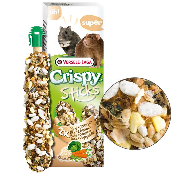 Versele-Laga Crispy Sticks Rice & Vegetables Рис з овочами