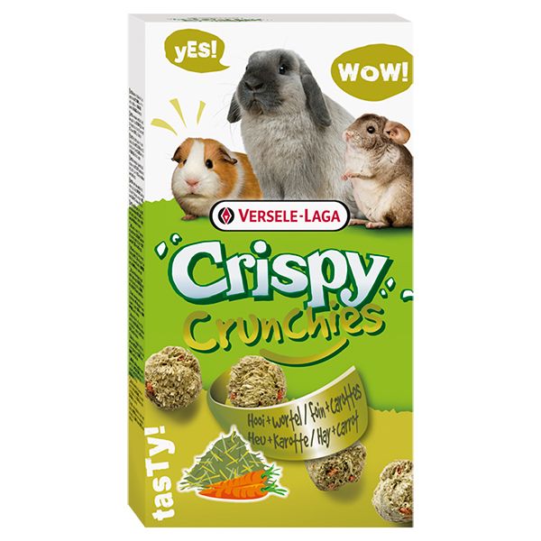 Versele-Laga Crispy Crunchies Hay + Carrot Печиво, сіно та морква