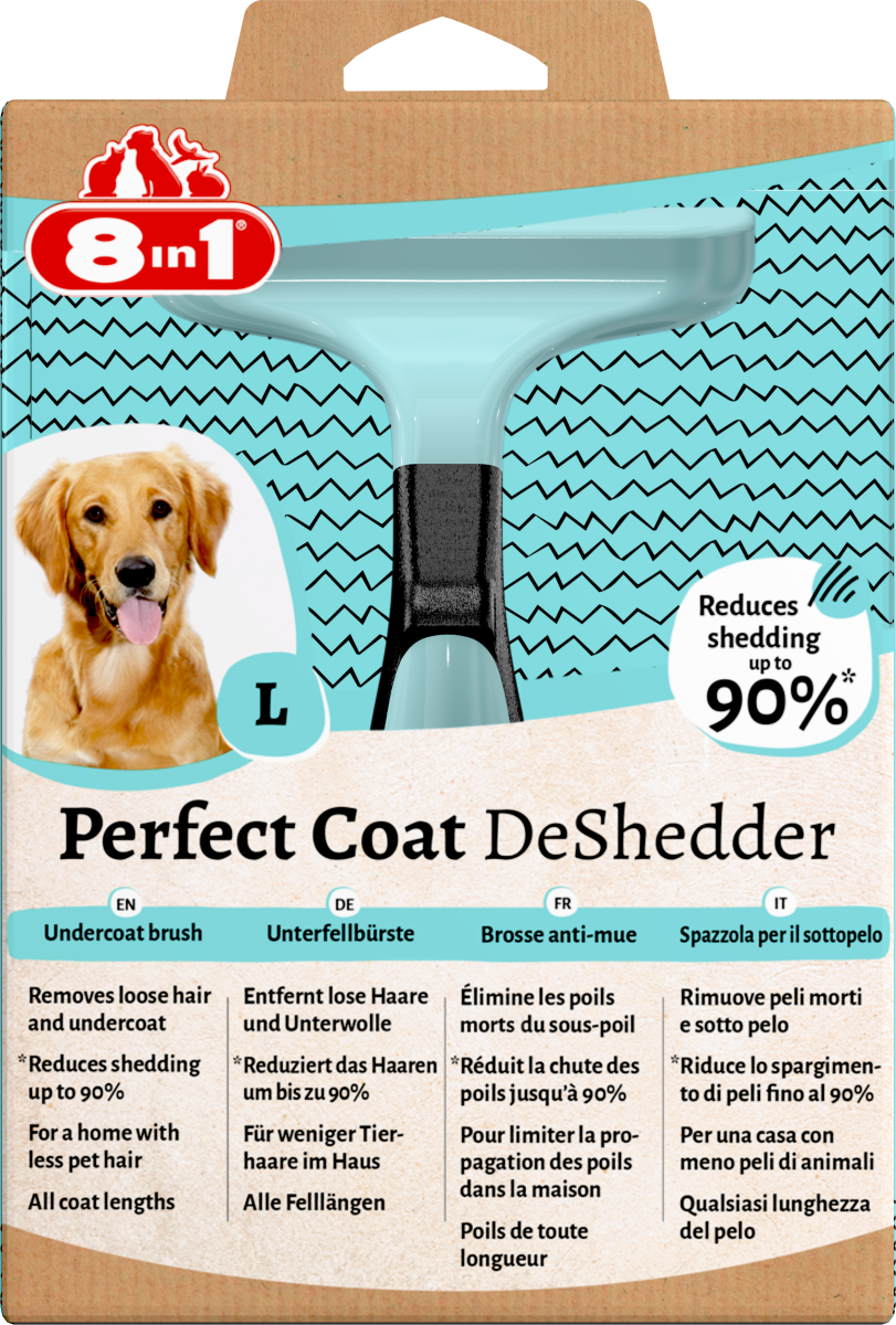 8in1 Perfect Coat Дешеддер для вичісування собак