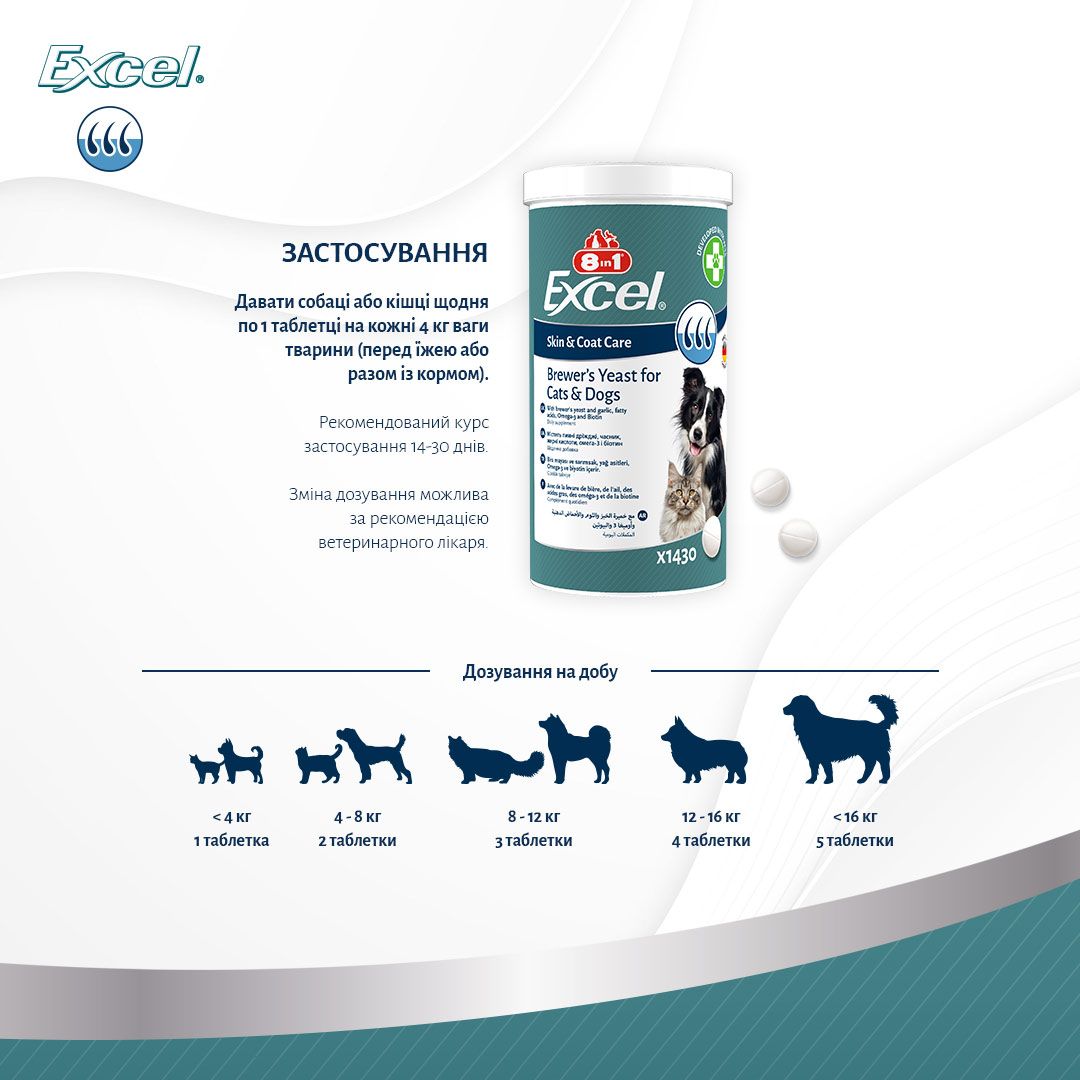 8in1 Excel Brewers Yeast