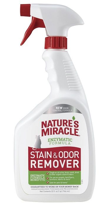 8in1 Nature's Miracle Stain Odor Remover Spray Засіб для видалення плям і запахів для кішок