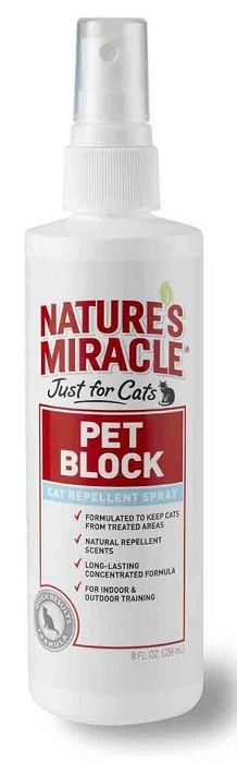 8in1 Natures Miracle Pet Block Спрей відлякуючий для кішок