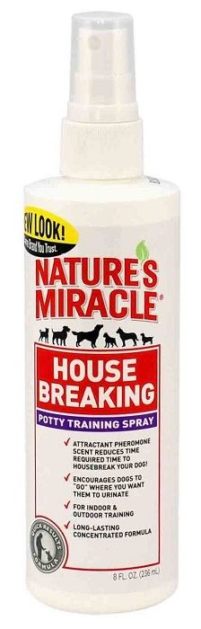 8in1 Natures Miracle House Breaking Cпрей для привчання щеняти до туалету