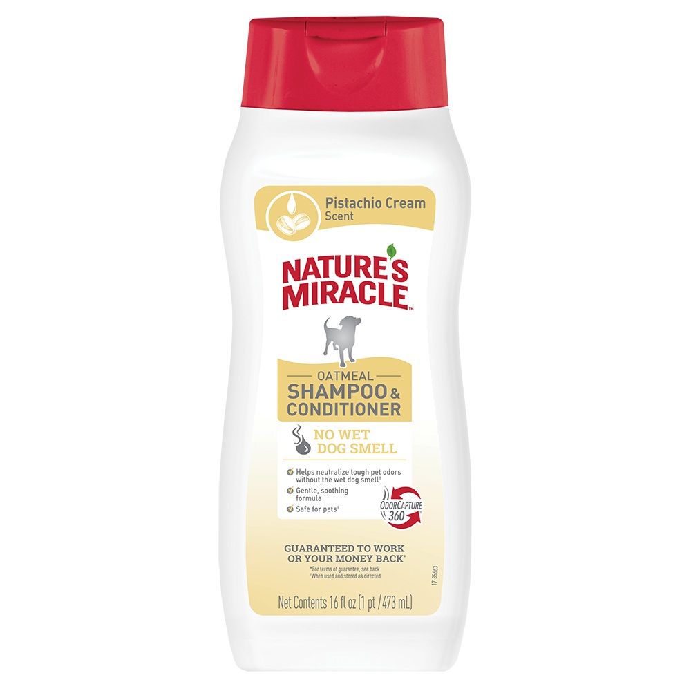8in1 Nature’s Miracle 2in1 Shampoo and Conditioner з ароматом вівсяного молока та фісташки