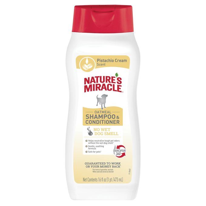 8in1 Nature’s Miracle 2in1 Shampoo and Conditioner з ароматом вівсяного молока та фісташки